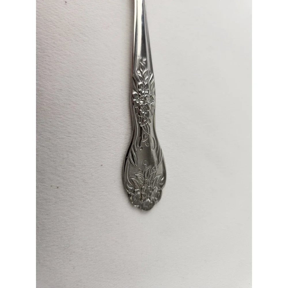 Rogers Stainless Steel Love Joy Pattern Flatware 10 Piece Lot Spoons Forks Repla